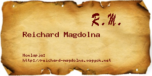 Reichard Magdolna névjegykártya